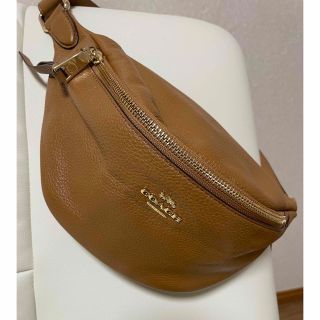 コーチ(COACH)の【COACH】コーチ ウエストバック レザー ブラウン(ボディバッグ/ウエストポーチ)