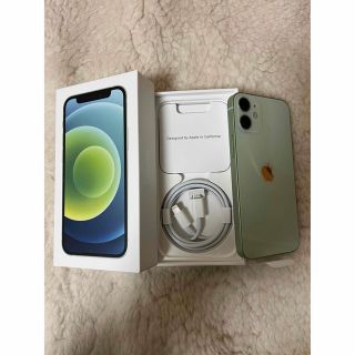 アイフォーン(iPhone)のiPhone 12 mini グリーン 64 GB(スマートフォン本体)