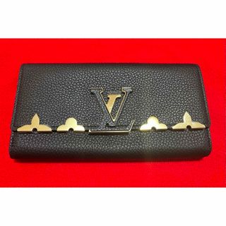 ※N ④ LOUISVUITTON ルイヴィトン カプシーヌ 財布 ビジュー