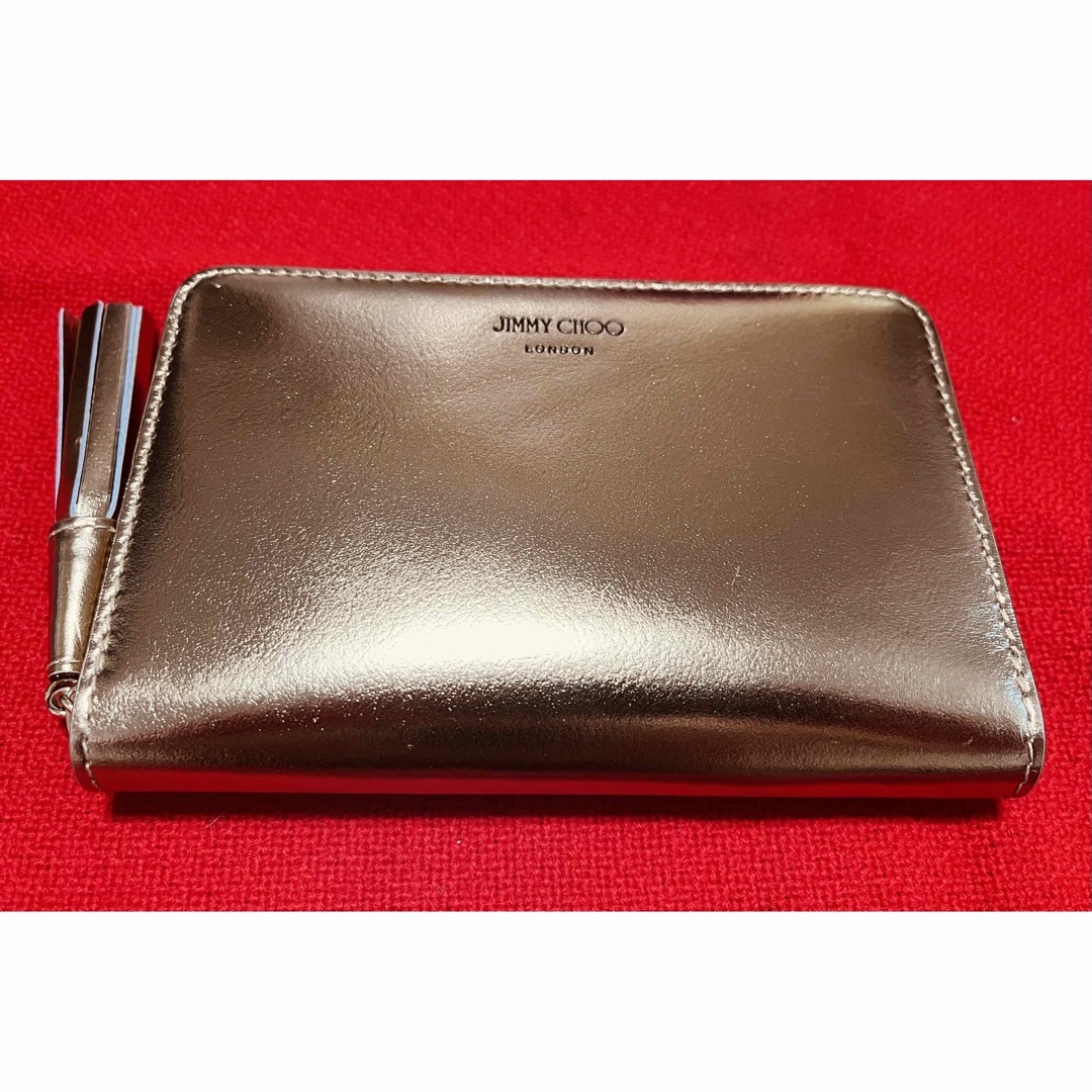 定価¥74800.新品】JIMMYCHOO ジミーチュウ　長財布　ゴールド 2