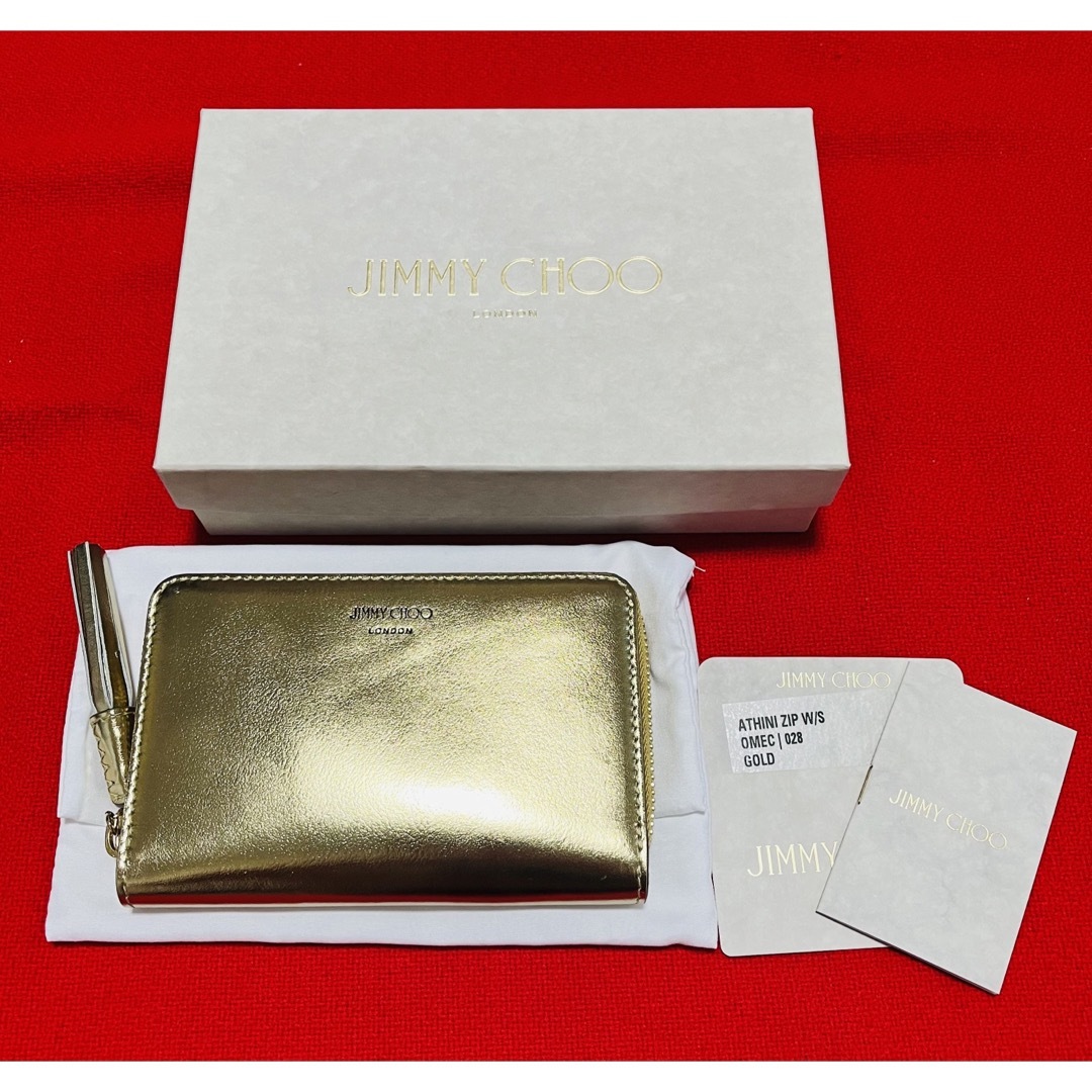 定価¥74800.新品】JIMMYCHOO ジミーチュウ　長財布　ゴールド 8