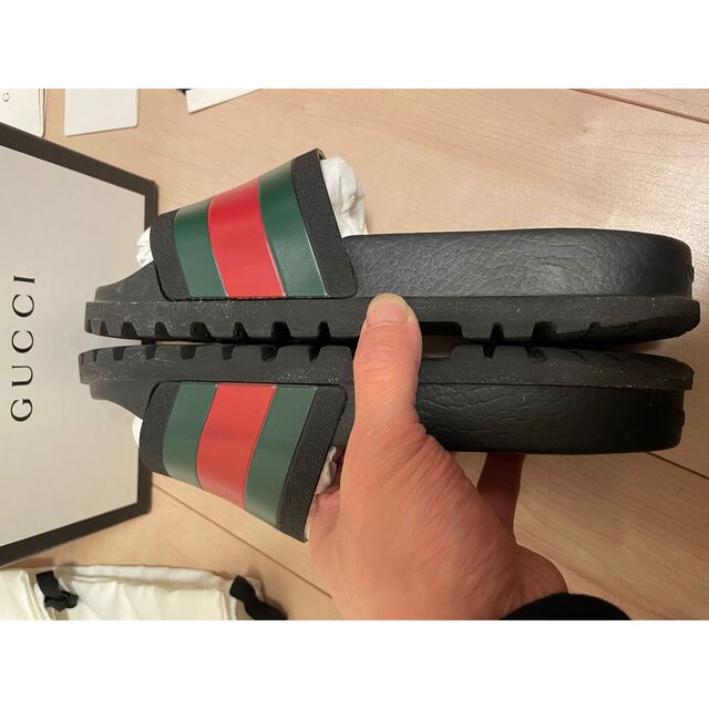 GUCCI ラバーメンズ スライドサンダル GUCCI ラバーメンズ スライドサンダル