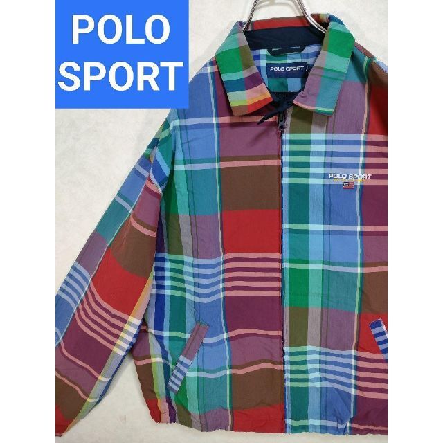 POLO SPORT マドラスチェック　スイングトップジャケット　ハリントン