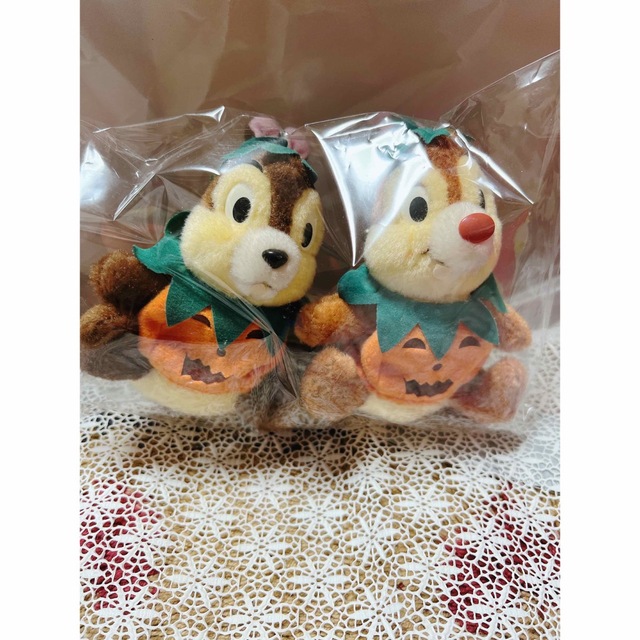 チップとデール ディズニーランド ハロウィン エンタメ/ホビーのおもちゃ/ぬいぐるみ(ぬいぐるみ)の商品写真