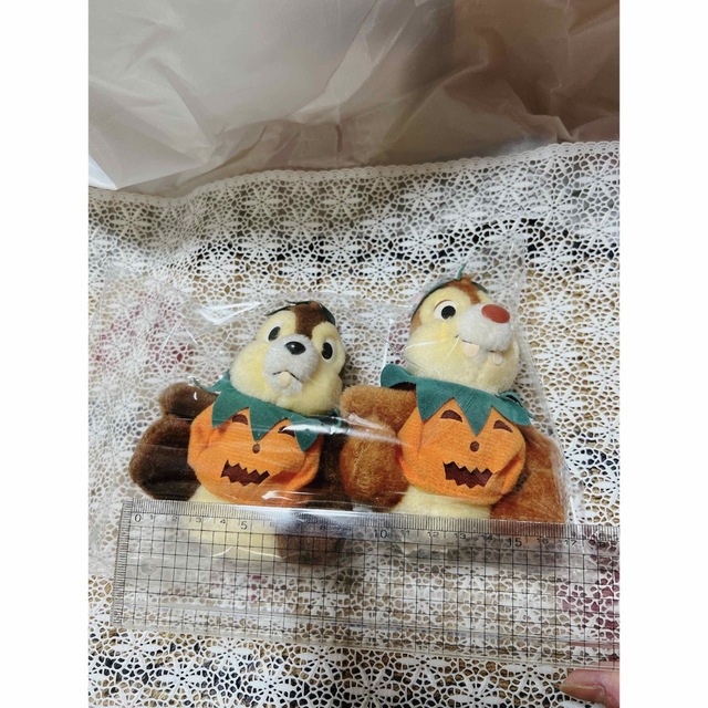 チップとデール ディズニーランド ハロウィン エンタメ/ホビーのおもちゃ/ぬいぐるみ(ぬいぐるみ)の商品写真