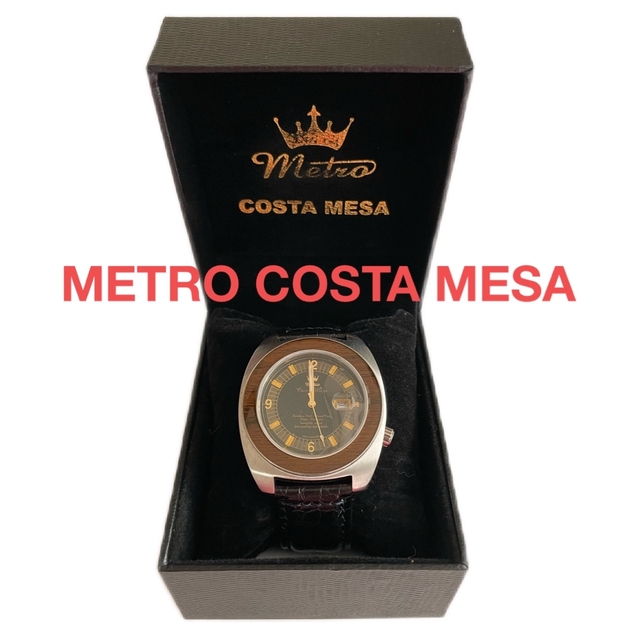 シルバーMETRO COSTA MESAアナログ腕時計/Model No.WW035