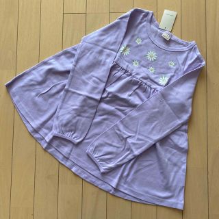 プティマイン(petit main)のプティマイン 花プリント切り替えチュニック 130(Tシャツ/カットソー)