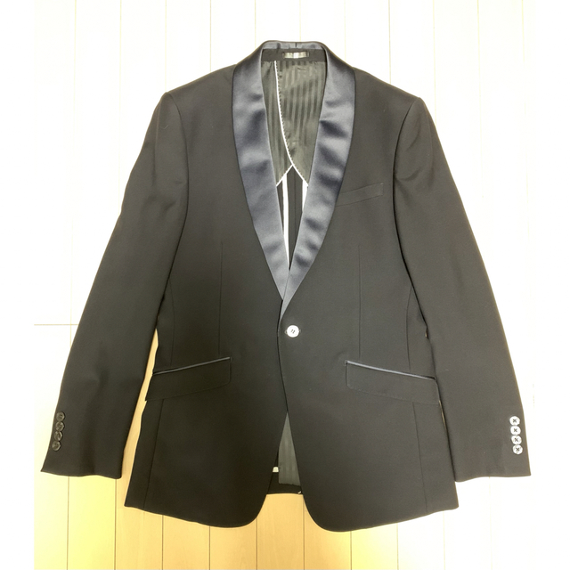 【新品】SUITSELECTスーツセレクト◆タキシードセットアップ◆濃紺94Y6 メンズのスーツ(セットアップ)の商品写真