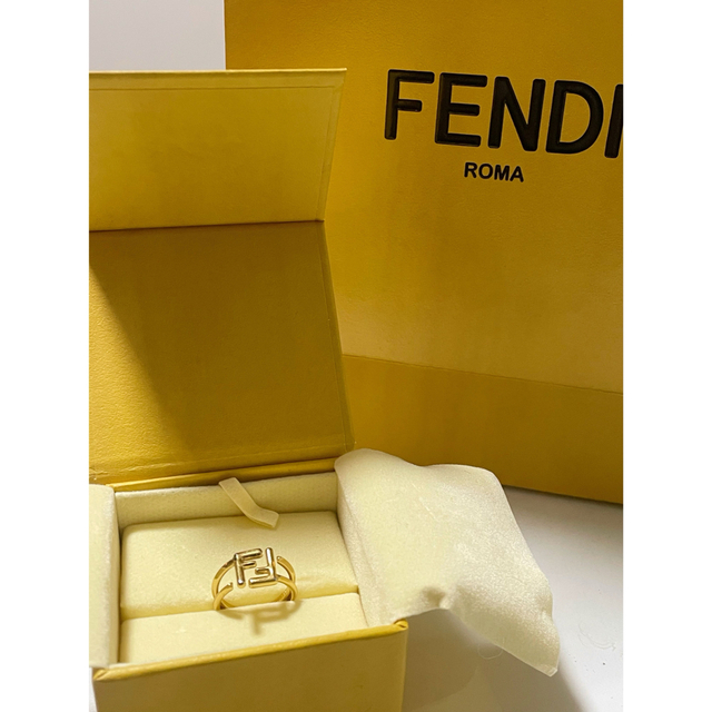 FENDI - 最終値下げ！FENDI フェンディ FFリング ゴールド 指輪の通販