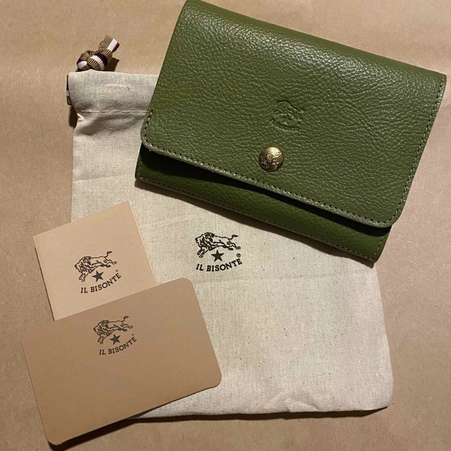 IL BISONTE - 折り財布 ミニ財布 二つ折り財布 コインケース 小銭入れ