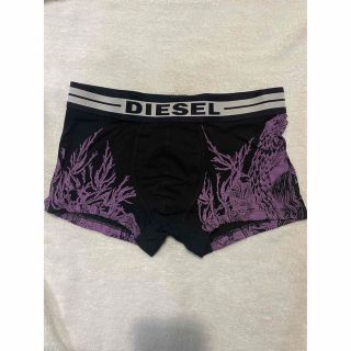 ディーゼル(DIESEL)の【新品/未使用/タグ付】diesel ディーゼル ボクサーパンツ 黒 紫 (ボクサーパンツ)