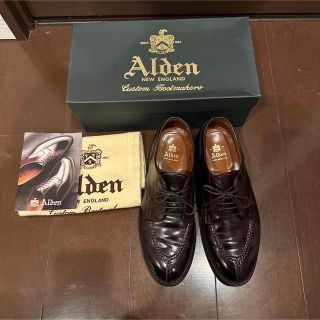 黒タタキSL/朱天黒 希少 Alden オールデン 95730 F スウェード