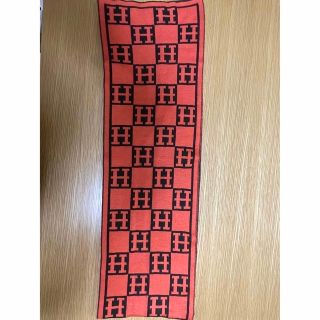 Hermes - エルメスHロゴ総柄マフラーの通販 by F's shop|エルメスなら