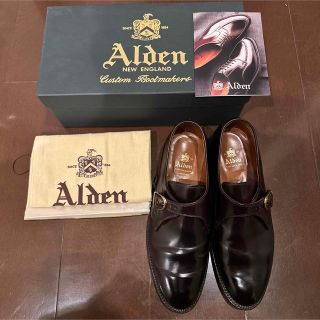 オールデン(Alden)のAlden 954 US7.5 D バーガンディ(ドレス/ビジネス)