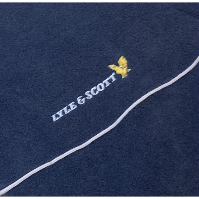 LYLE&SCOTT(ライルアンドスコット)の【美品】LYLE&SCOTT ライルアンドスコット フリース M ネイビー メンズのトップス(その他)の商品写真