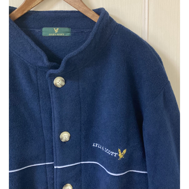 LYLE&SCOTT(ライルアンドスコット)の【美品】LYLE&SCOTT ライルアンドスコット フリース M ネイビー メンズのトップス(その他)の商品写真