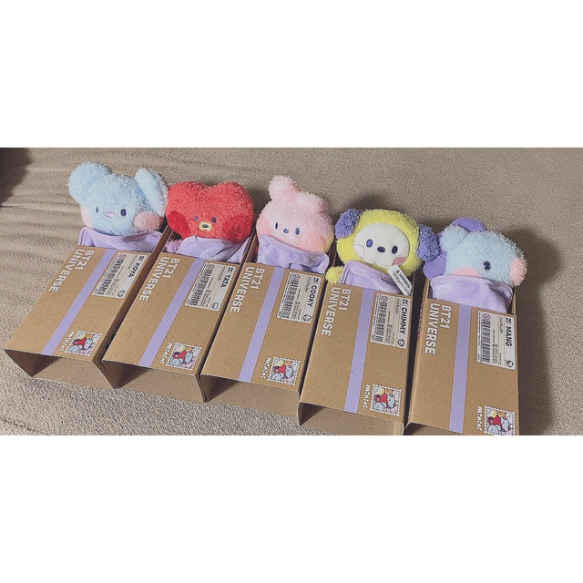 【セット売り箱あり美品】BT21 minini ミニニ　ぬいぐるみタレントグッズ