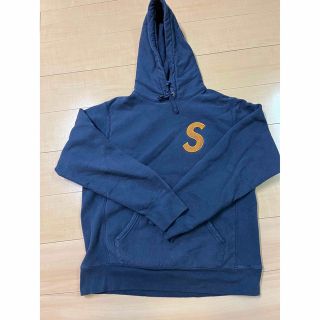 定価以下 新品未使用 Supreme S Logo Hooded ネイビーM