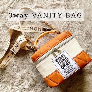 【3way】square Bamboo VANITY BAG(バッグ)