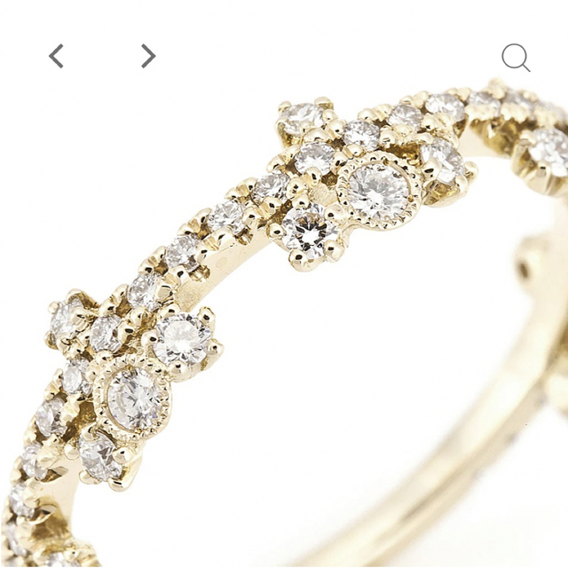 AbHeri(アベリ)のアベリ  プラチナダイヤモンドリング レディースのアクセサリー(リング(指輪))の商品写真
