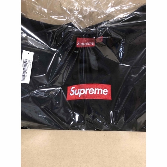 【S】Supreme Box Logo Crewneck 黒 22FW