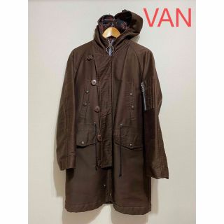 VAN jacketハーフコート(コットン)-