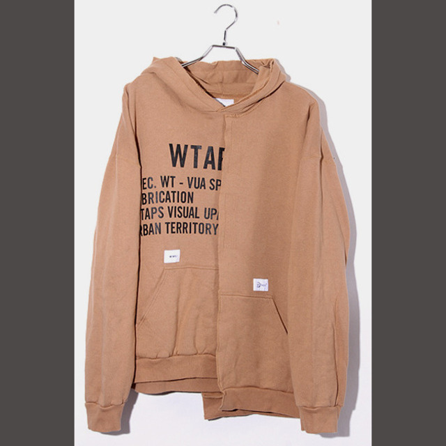 21SS WTAPS RAGS HOODED パーカー XL ベージュ