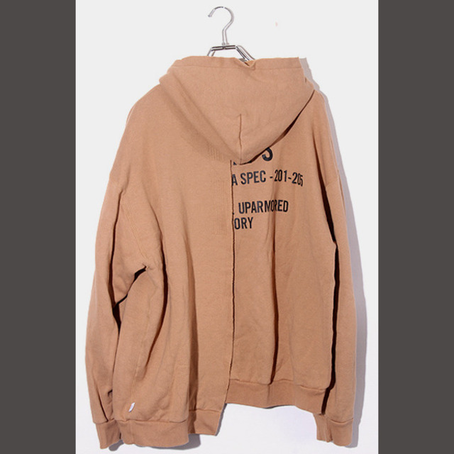 21SS WTAPS RAGS HOODED パーカー XL ベージュ