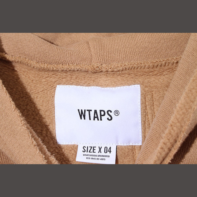 21SS WTAPS RAGS HOODED パーカー XL ベージュ 2