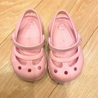 クロックス(crocs)のクロックス 女の子 12cm C4 ピンク(サンダル)