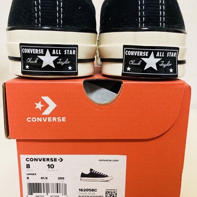 CONVERSE(コンバース)のConverse CT70 コンバース チャックテイラー ブラック 26.5cm メンズの靴/シューズ(スニーカー)の商品写真