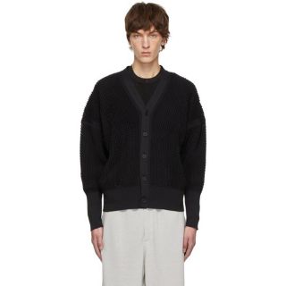 イッセイミヤケ(ISSEY MIYAKE)のcfcl lattice cardigan black サイズ5(カーディガン)