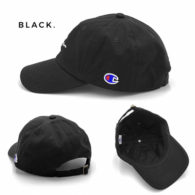 Champion Champion キャップの通販 by ひまわり|チャンピオンならラクマ ♥︎championチャンピオン キャップ♥︎ブラック