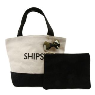 シップス(SHIPS)の新作✩新品タグ付き✩SHIPS✩ポーチ付き(トートバッグ)