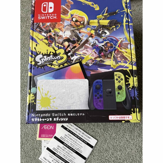 Nintendo Switch(有機ELモデル) スプラトゥーン3エディションゲームソフト/ゲーム機本体