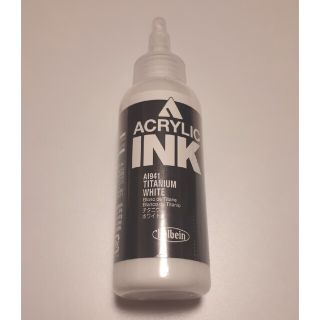 ホルベイン　液状アクリル樹脂絵具　ACRYLIC INK チタニウムホワイト(絵の具/ポスターカラー)