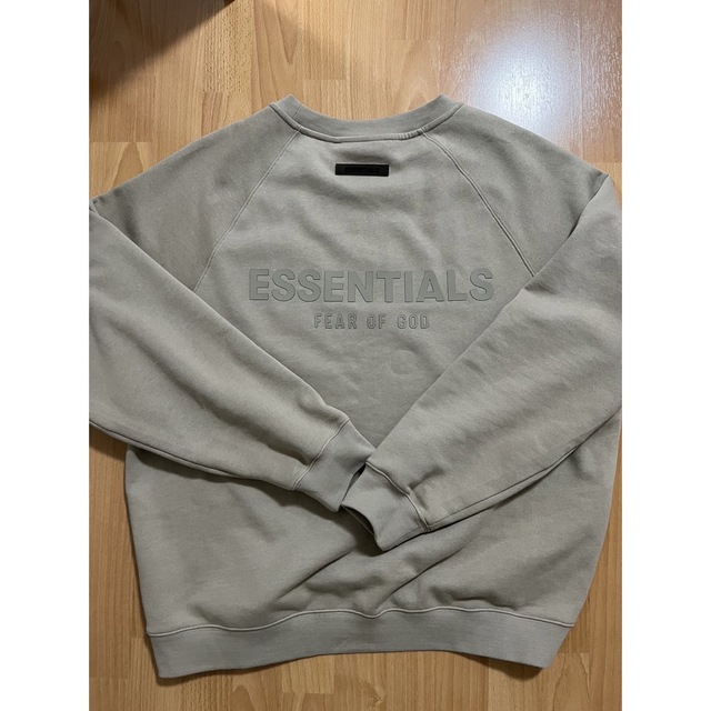 ESSENTIALS  カーキ プルオーバー フーディ XL エッシェンシャルズ