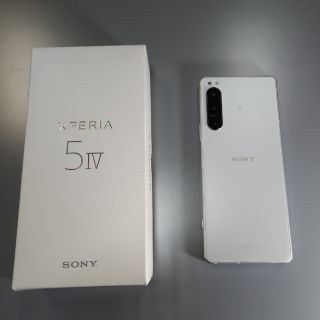 エクスペリア(Xperia)のXperia5iv XQ-CQ44 Ecru White(スマートフォン本体)