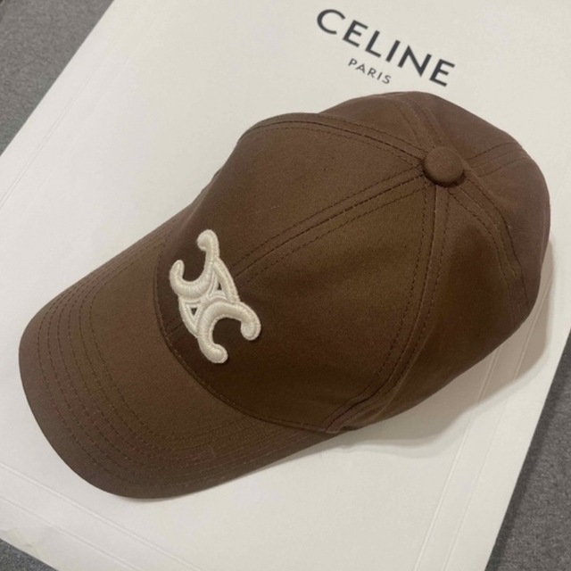 celine - 美品 セリーヌ ベースボールキャップ Mサイズの通販 by