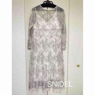 スナイデル(SNIDEL)のSNIDEL レースワンピース(ひざ丈ワンピース)