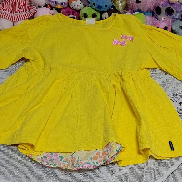 美品☆ムージョンジョン 可愛い黄色のトップス 130cm | prizmadent.ba