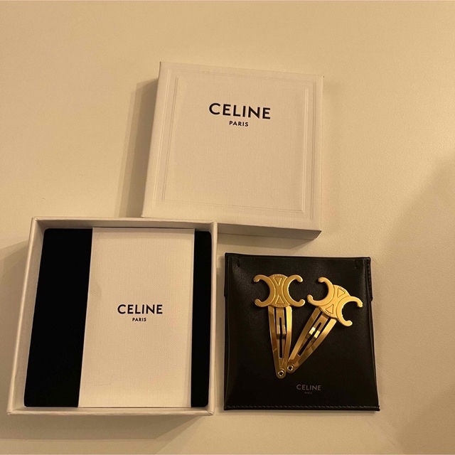 celine(セリーヌ)の【CELINE】トリオンフヘアクリップピン レディースのヘアアクセサリー(ヘアピン)の商品写真