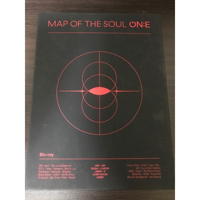 防弾少年団(BTS)(ボウダンショウネンダン)のBTS MAP OF THE SOUL ON：E ブルーレイ エンタメ/ホビーのCD(K-POP/アジア)の商品写真