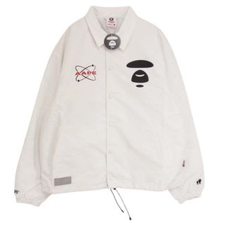 アベイシングエイプ(A BATHING APE)のA BATHING APE アベイシングエイプ 20SS AAPLJM7350XXE LIGHT WEIGHT JACKET ライト ウェイト ジャケット ホワイト系 S【新古品】【未使用】【中古】(ナイロンジャケット)