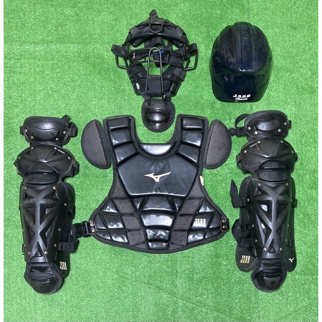 MIZUNO - 少年軟式 野球 キャッチャー 防具 ヘルメット MIZUNO - 少年軟式 野球 キャッチャー 防具 ヘルメット
