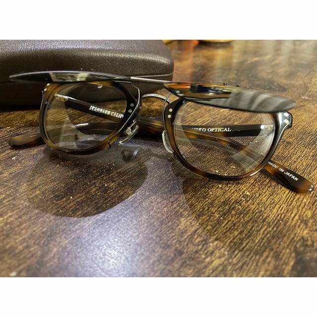 STANDARD CALIFORNIA(スタンダードカリフォルニア)のKANEKO OPTICAL×SD SunglassesType5 W/Clip メンズのファッション小物(サングラス/メガネ)の商品写真