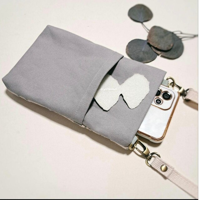 handmade∞ミナペルホネン piece*na スマホショルダー 2