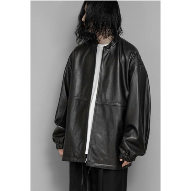 stein  Leather Drawstring Jacket