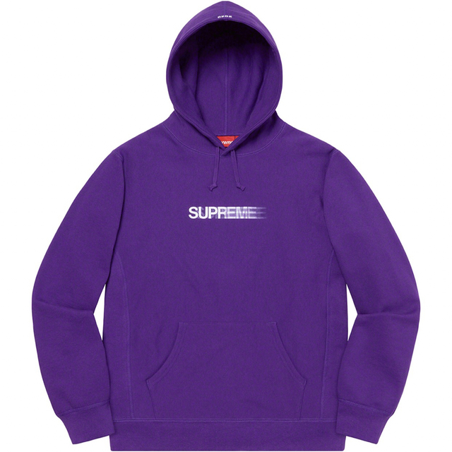Supreme motion Logo Hooded purpleトップス