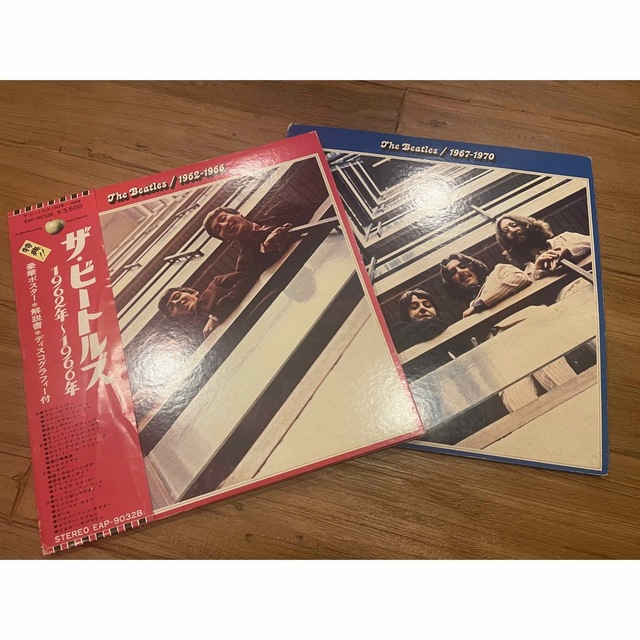 ビートルズレコード赤盤・青盤セット | フリマアプリ ラクマ